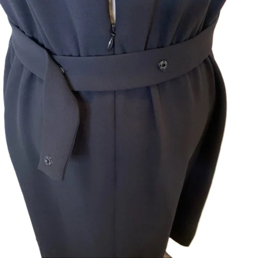kate spade Pink, Black and White Belted Color Block Dress with Pockets - Size 6 - Picture 6 of 9